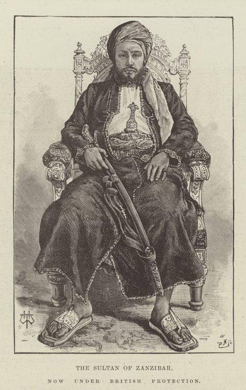 Le sultan de Zanzibar, maintenant sous protection britannique - Thomas Harrington Wilson