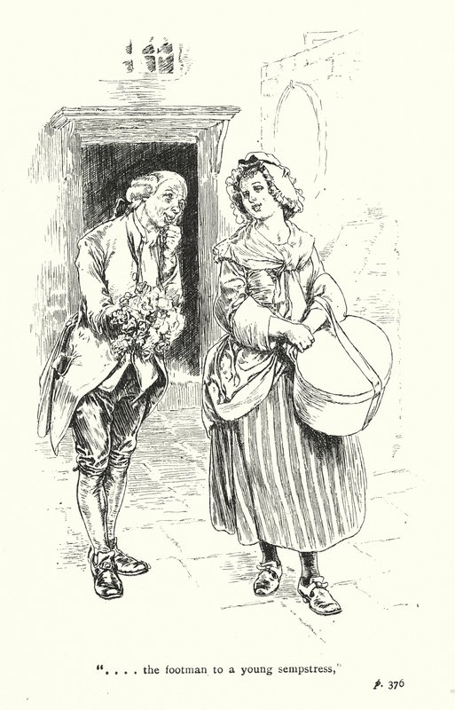 Illustration pour A Sentimental Journey de Laurence Sterne (lithographie) - Thomas Heath Robinson