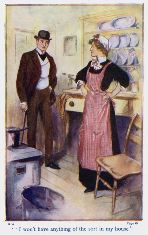 Illustration pour Good Wives de Louisa M Alcott (lithographie couleur) - Thomas Heath Robinson