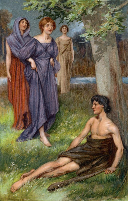 Les nymphes sautèrent de l