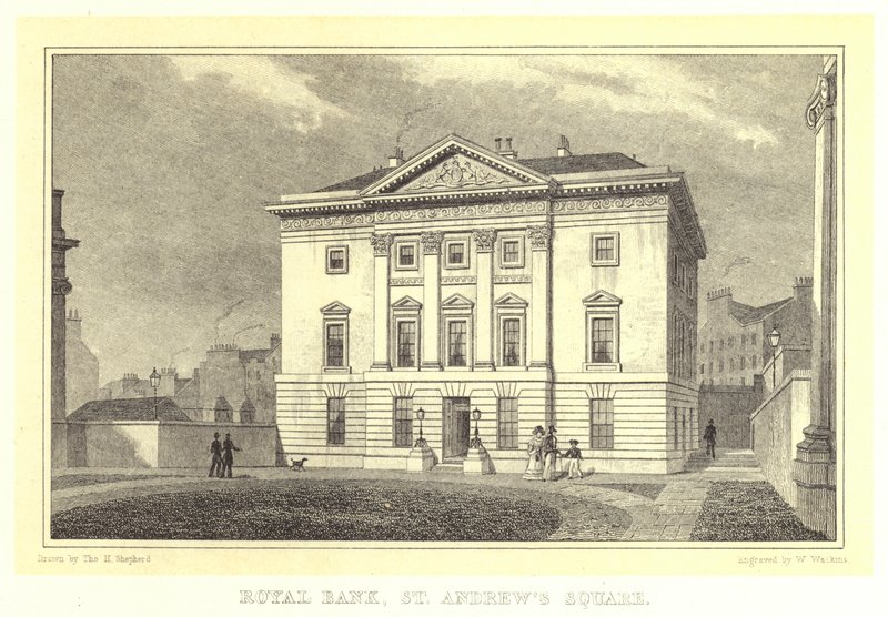 Banque Royale, Place Saint-André - Thomas Hosmer (after) Shepherd