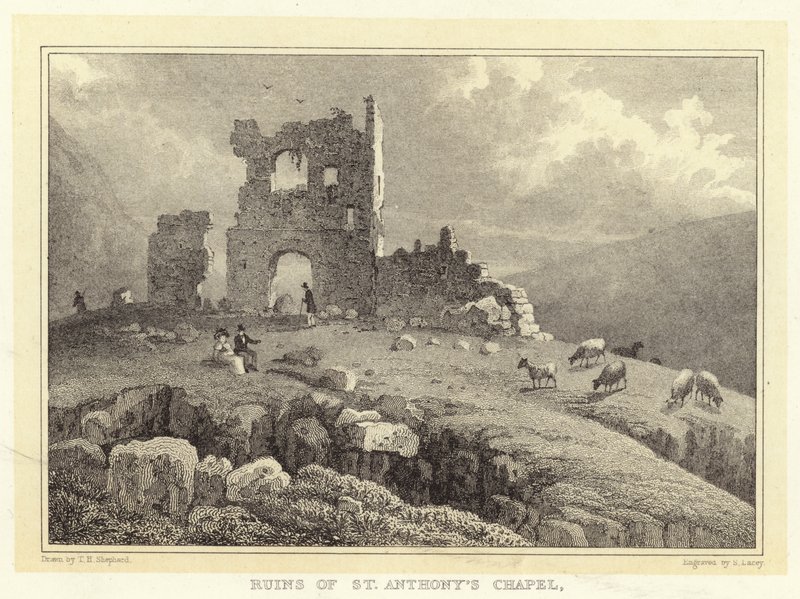 Ruines de la Chapelle Saint-Antoine - Thomas Hosmer (after) Shepherd