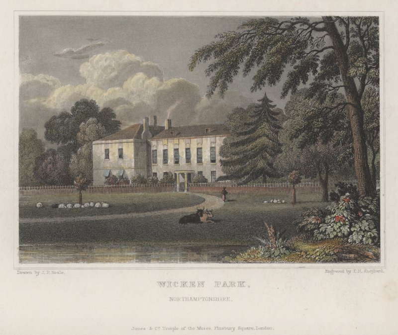Wicken Park, Northamptonshire - Thomas Hosmer (after) Shepherd