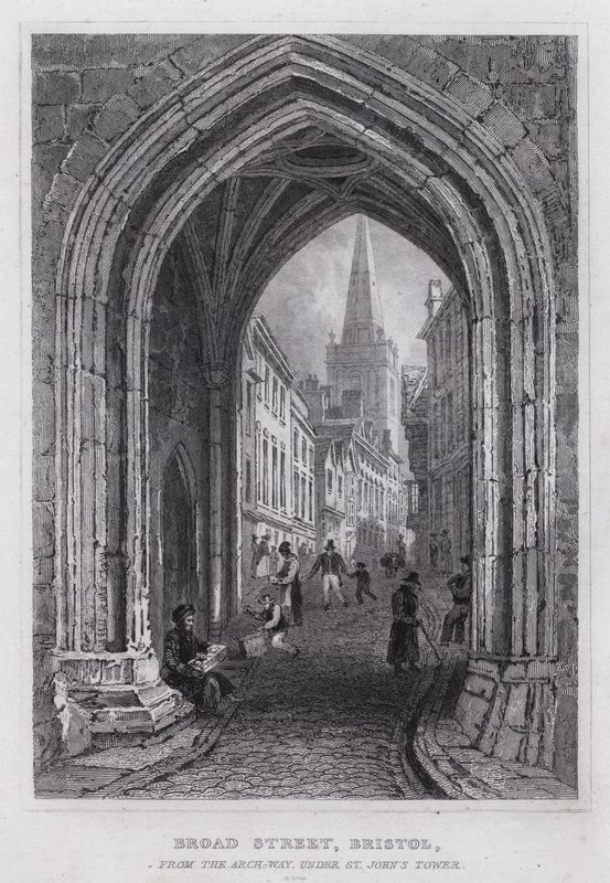 Broad Street, Bristol, depuis l