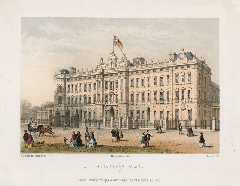 Palais de Buckingham - Thomas Hosmer Shepherd