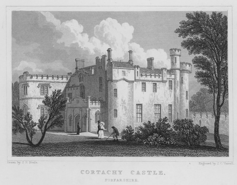 Château de Cortachy, Forfarshire - Thomas Hosmer Shepherd