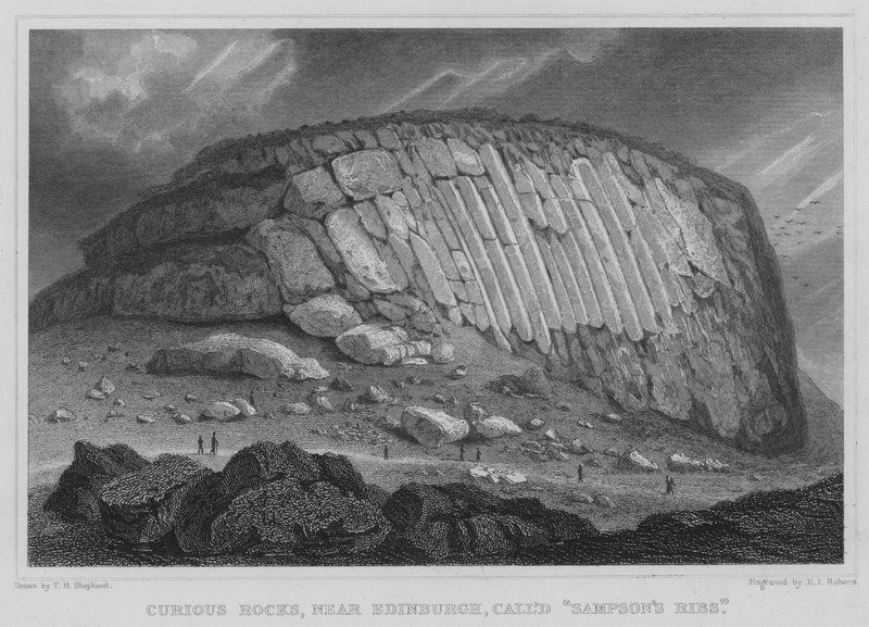 Rochers curieux, près d