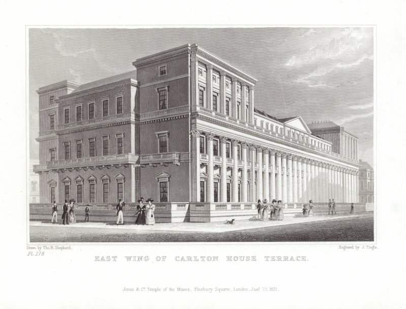 Aile Est de Carlton House Terrace - Thomas Hosmer Shepherd