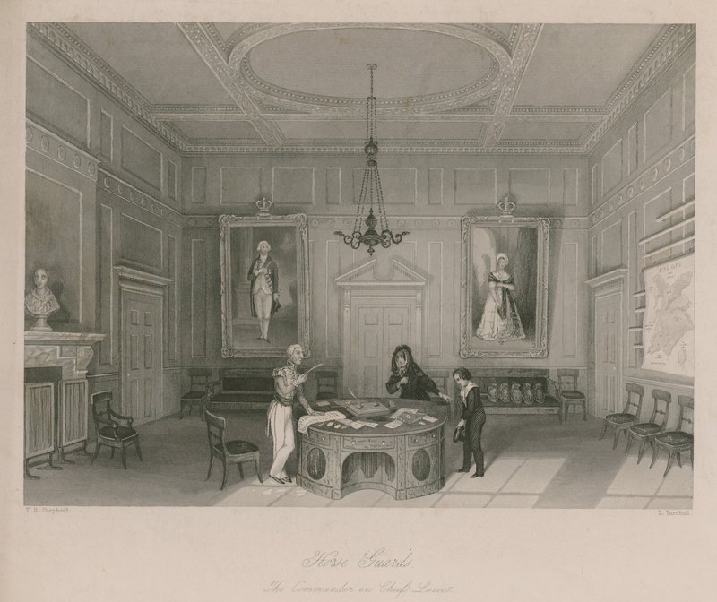 Horse Guards : la réception du commandant en chef - Thomas Hosmer Shepherd