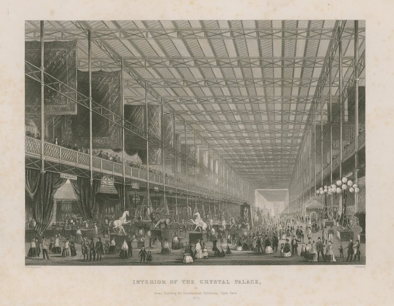 Intérieur de la Grande Exposition, 1851 - Thomas Hosmer Shepherd