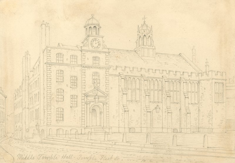 Middle Temple Hall - Thomas Hosmer Shepherd
