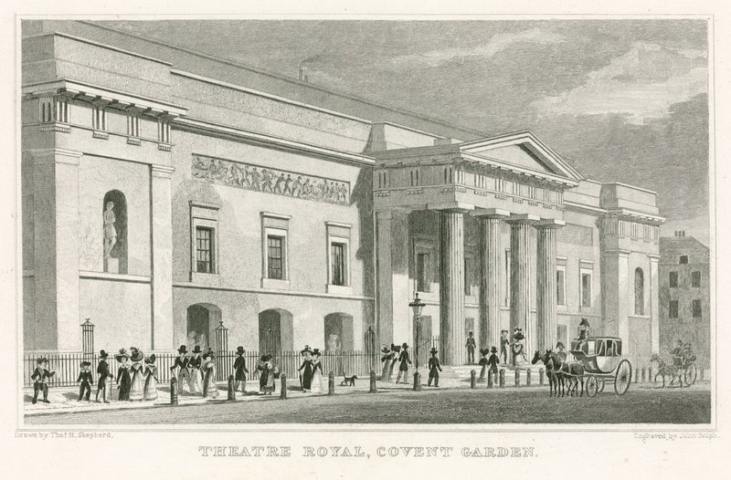 Théâtre Royal, Covent Garden - Thomas Hosmer Shepherd