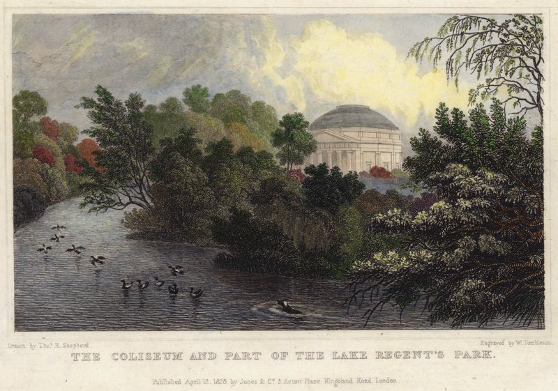 Le Colisée et une partie du lac, Regent