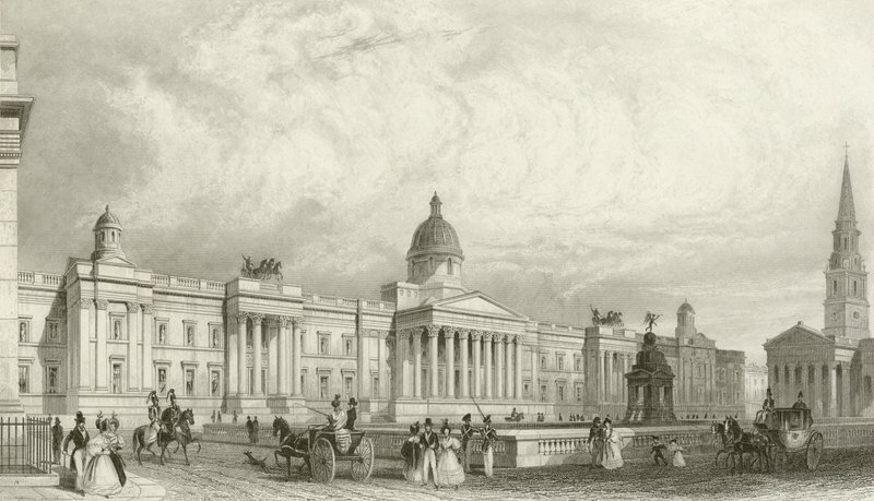 La Nouvelle Galerie Nationale, Trafalgar Square, Londres - Thomas Hosmer Shepherd