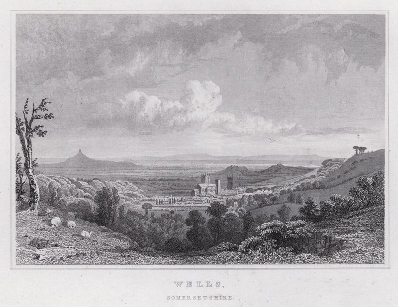 Wells, Somersetshire - Thomas Hosmer Shepherd