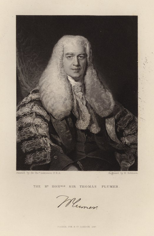 Sir Thomas Plumer - Thomas Lawrence