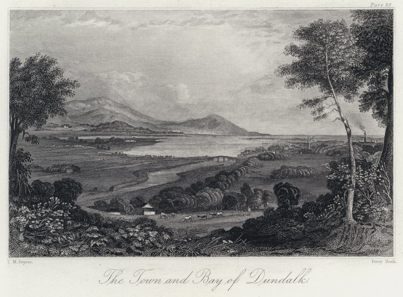 La Ville et la Baie de Dundalk - Thomas Mann (after) Baynes