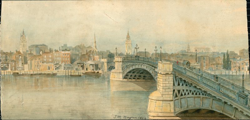 Panorama de la Tamise, côté nord, en 13 parties - Thomas Mann Baynes