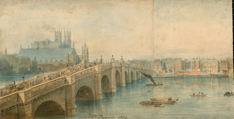 Panorama de la Tamise, côté nord, en 13 parties - Thomas Mann Baynes