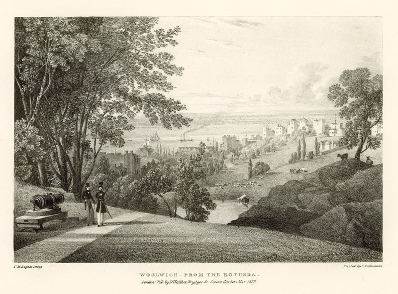 Woolwich depuis la Rotonde, Londres - Thomas Mann Baynes