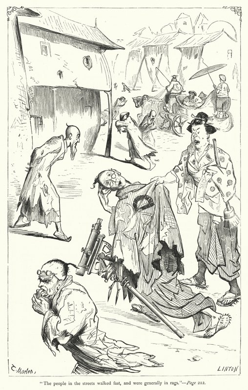 Illustration des Voyages de Gulliver par Jonathan Swift (gravure) - Thomas Morten