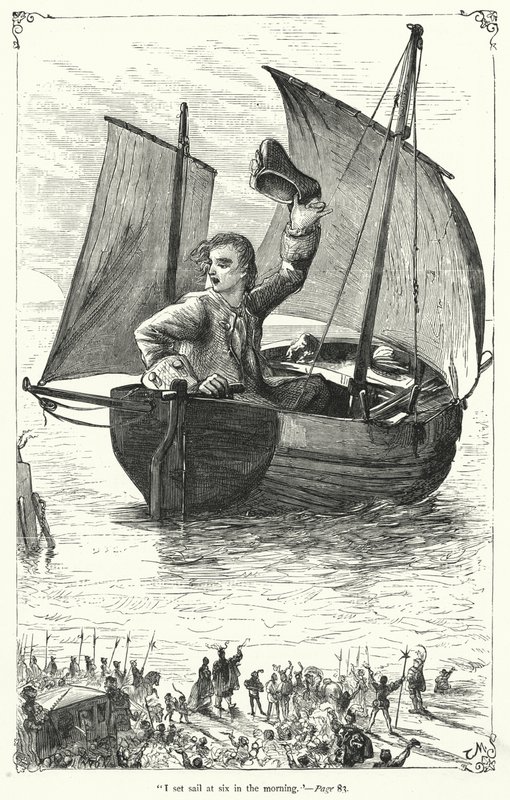 Illustration pour Les Voyages de Gulliver de Jonathan Swift - Thomas Morten