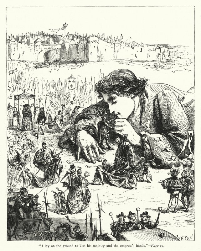Illustration pour Les Voyages de Gulliver par Jonathan Swift - Thomas Morten