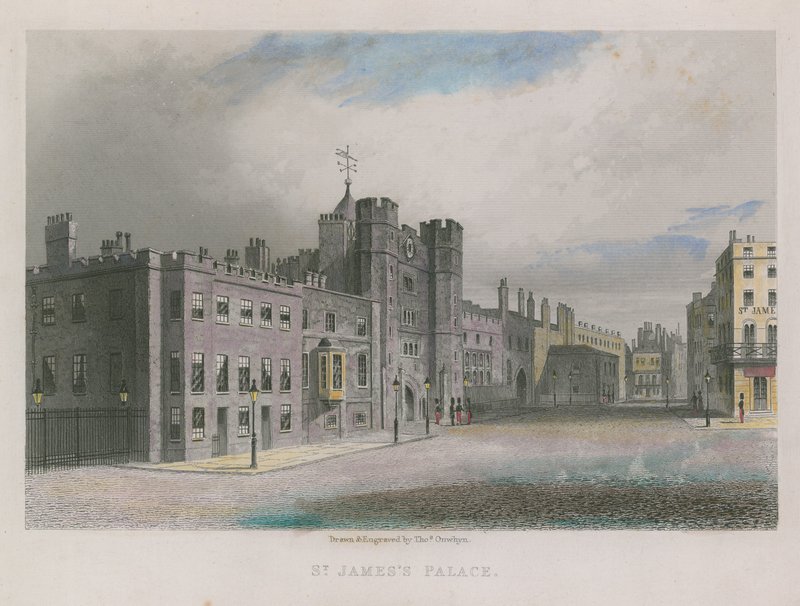Palais St James sur Pall Mall - Thomas Onwhyn