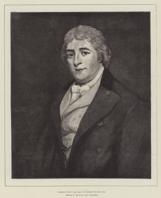 Charles Dibdin (1745-1814), Portrait à l