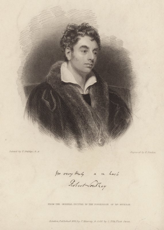 Portrait de Robert Southey - Thomas Phillips