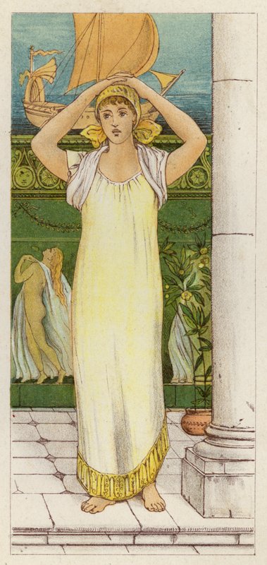 Danaé attendant le retour de Persée - Thomas Ralph Spence