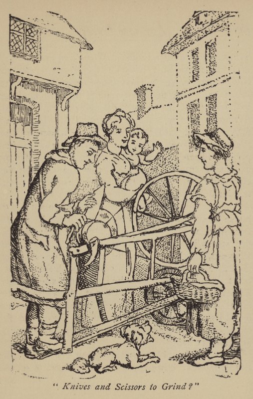 Couteaux et ciseaux à aiguiser? - Thomas Rowlandson