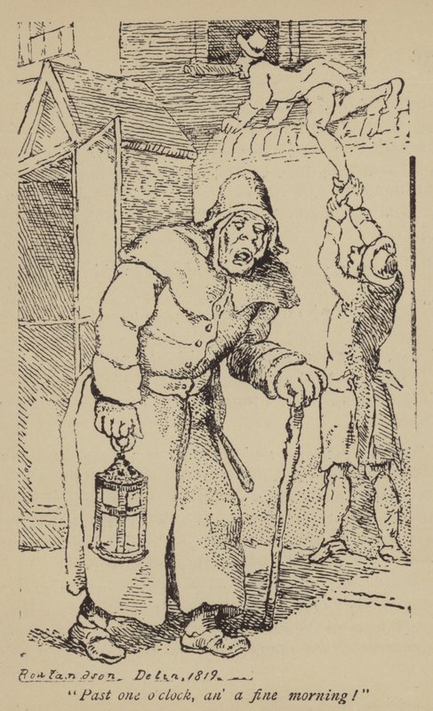 Passé une heure, un beau matin! - Thomas Rowlandson