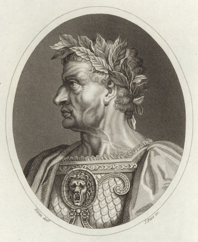 Galba César, empereur romain - Tiziano Vecelli