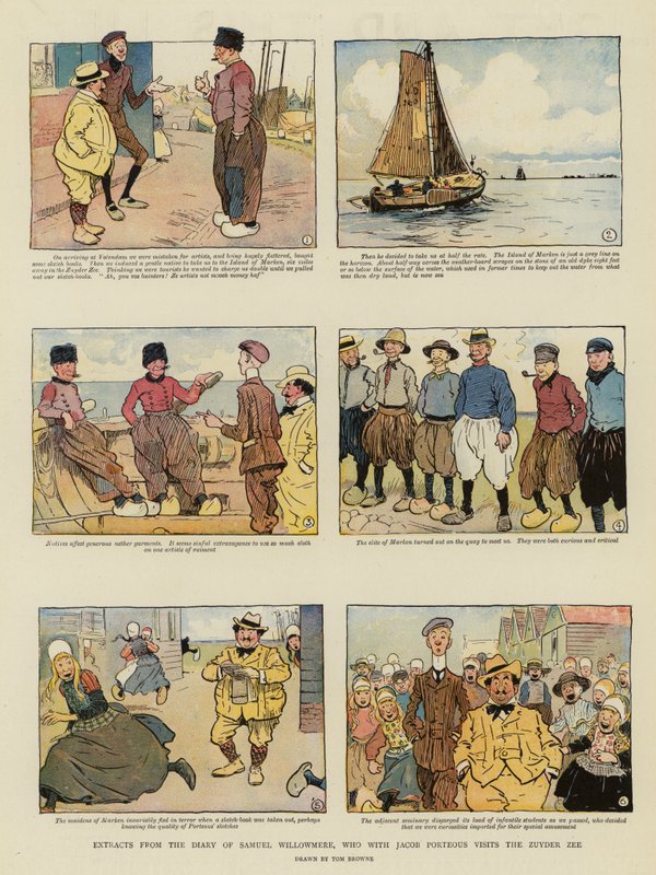 Extraits du journal de Samuel Willowmere, qui avec Jacob Porteous visite le Zuiderzee - Tom Browne