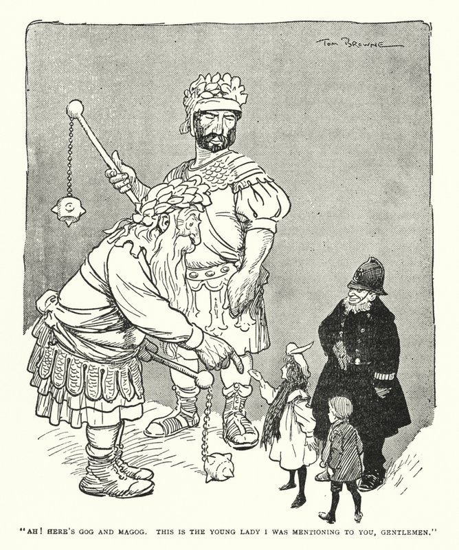 "Ah ! Voici Gog et Magog, c