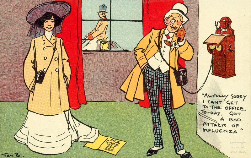 Désolé, je ne peux pas aller au bureau aujourd
