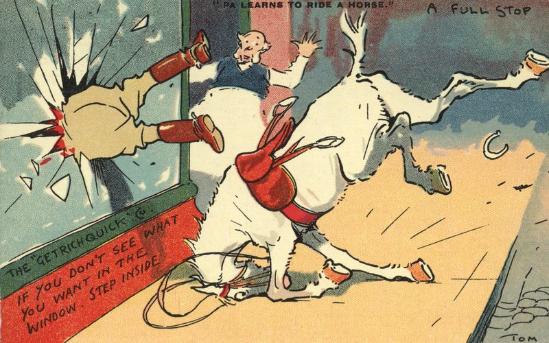 Homme jeté d