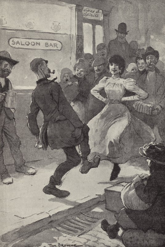 Elle danse avec une certaine grâce rugueuse - Tom Browne