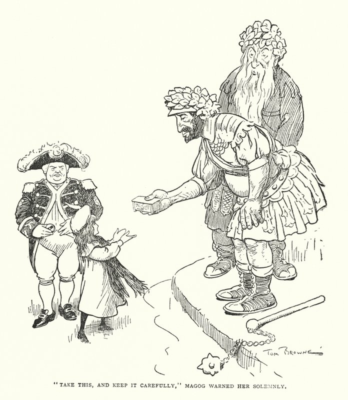 "Prends ceci, et garde-le soigneusement," Magog l