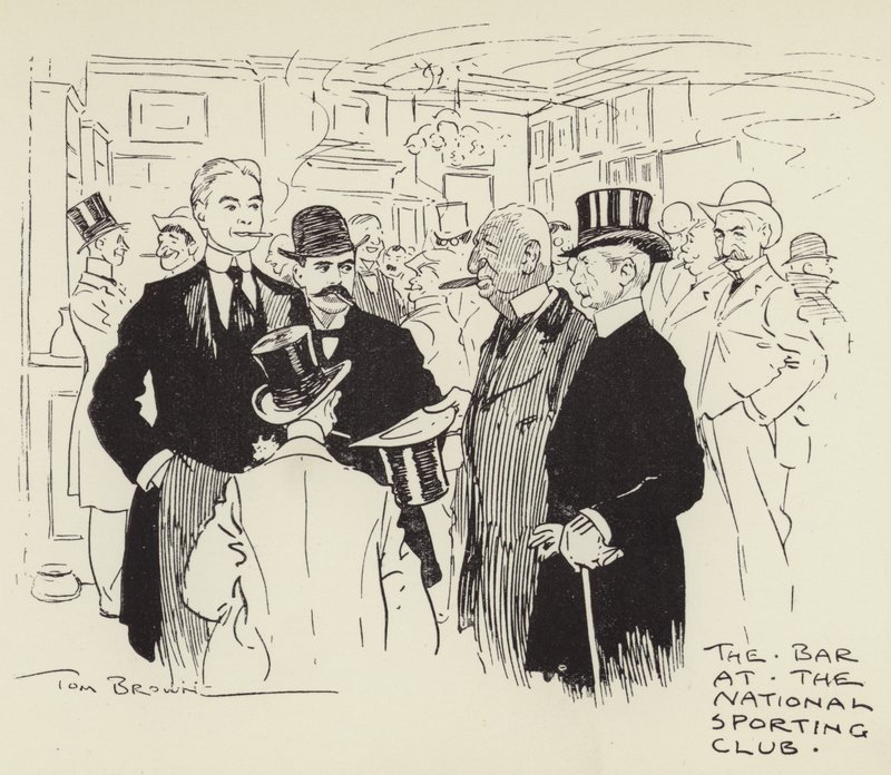 Le bar au National Sporting Club - Tom Browne