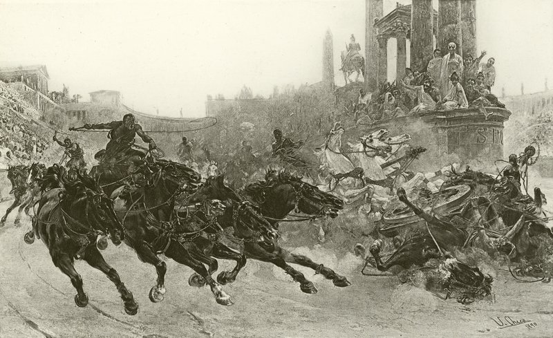 Rome sous Trajan - Une course de chars - Ulpiano Checa y Sanz