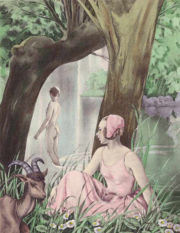 Illustration de Brunelleschi pour Contes et Nouvelles de La Fontaine - Umberto (after) Brunelleschi