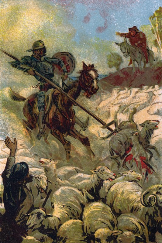 Illustration pour Don Quichotte - Unbekannt Unbekannt