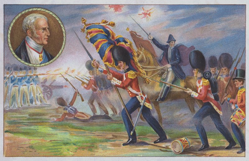 Le duc de Wellington commandant l