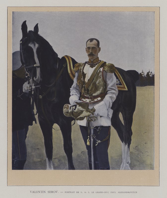 Portrait du Grand-Duc Paul Alexandrovitch de Russie - Valentin Aleksandrovich (after) Serov