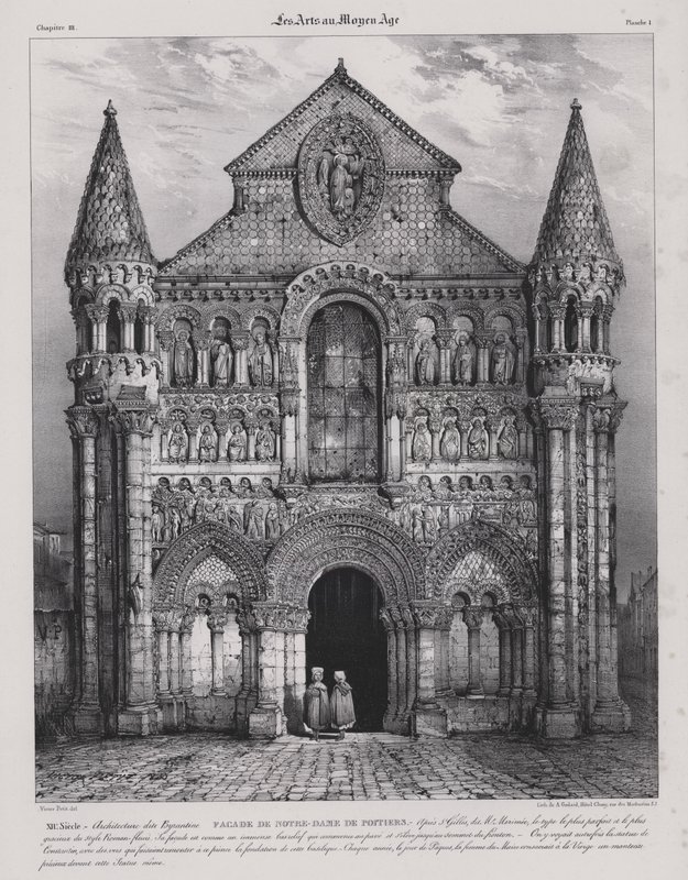 Façade romane de l