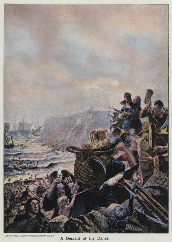 Une descente des Danois - W. Bell Scott