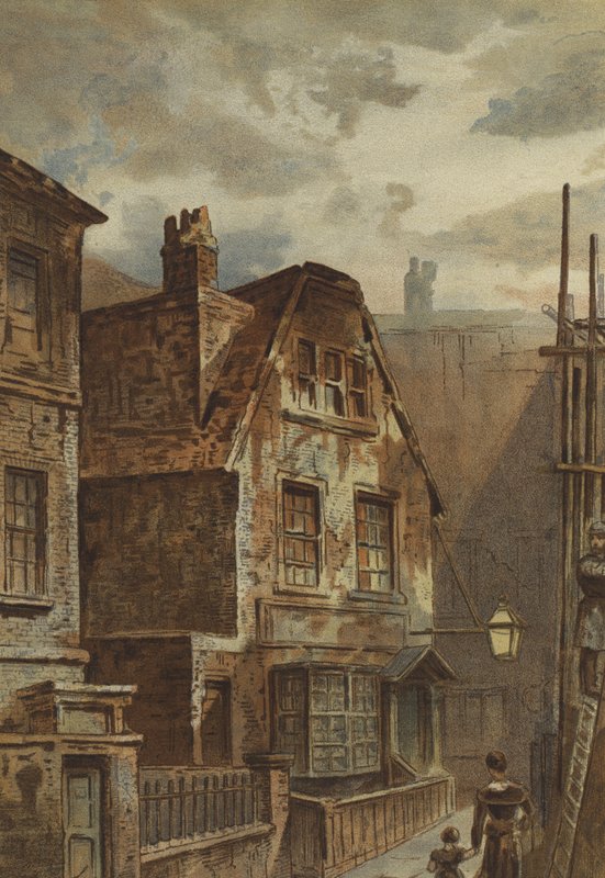Vieille maison derrière Ludgate - Waldo Sargeant