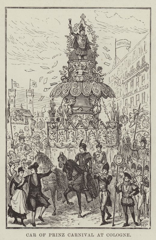 Char du Prince Carnaval à Cologne - Walter Paget